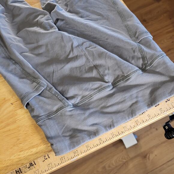 Eileen Fisher XXS Gray Leggings Wide Waistband Pockets 22" Waist before stretch - Picture 5 of 6